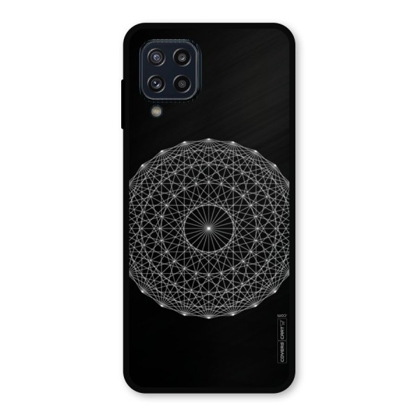 Black Clipart Metal Back Case for Galaxy M32