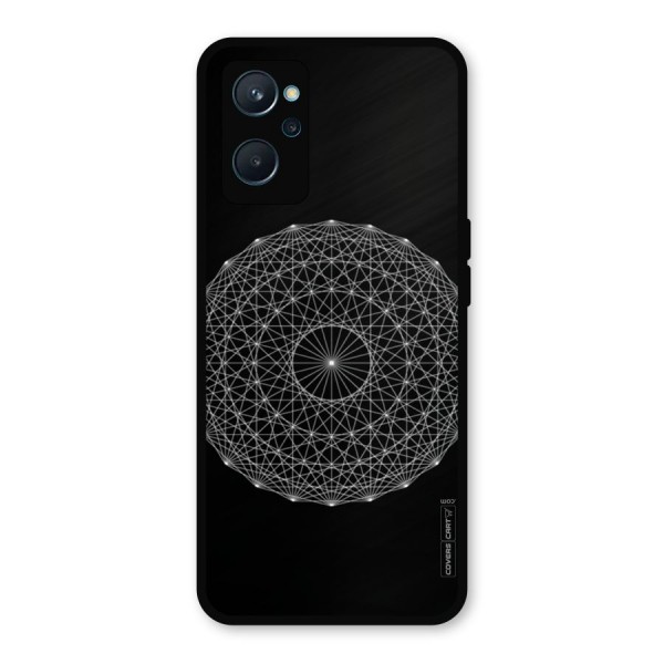 Black Clipart Metal Back Case for Realme 9i