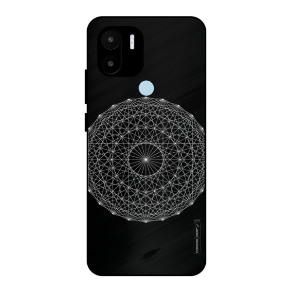 Black Clipart Metal Back Case for Redmi A1+