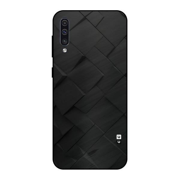 Black Elegant Design Metal Back Case for Galaxy A50