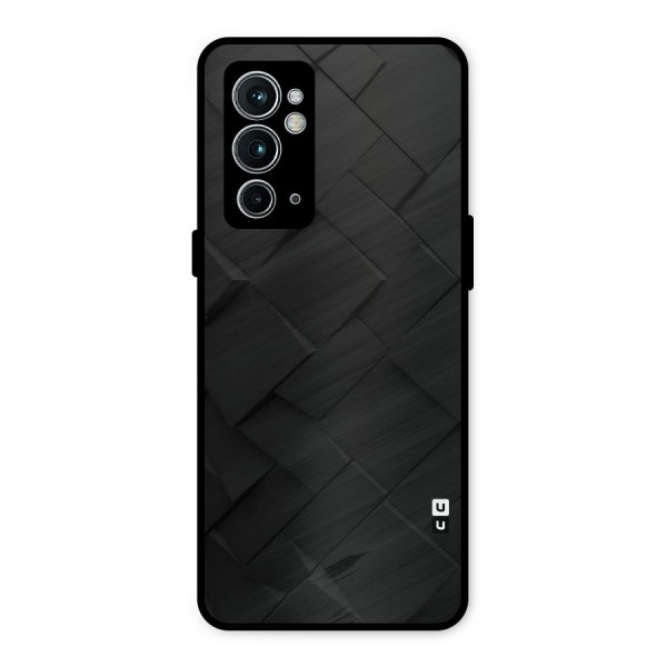 Black Elegant Design Metal Back Case for OnePlus 9RT 5G
