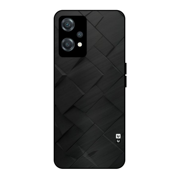 Black Elegant Design Metal Back Case for OnePlus Nord CE 2 Lite 5G