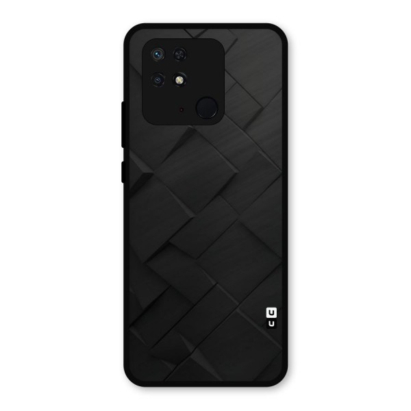 Black Elegant Design Metal Back Case for Redmi 10 Power