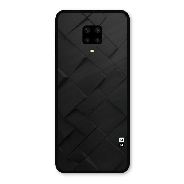 Black Elegant Design Metal Back Case for Redmi Note 9 Pro Max