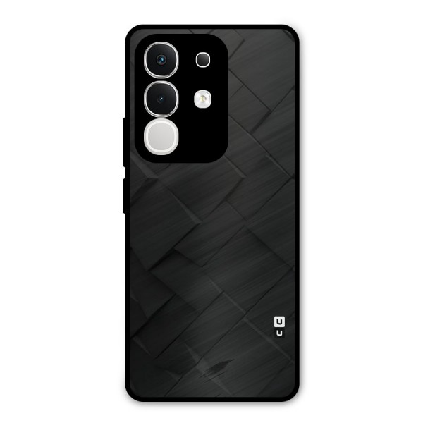 Black Elegant Design Metal Back Case for iQOO Z10x