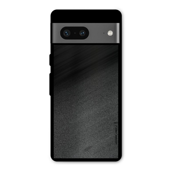 Black Grey Noise Fusion Metal Back Case for Google Pixel 7