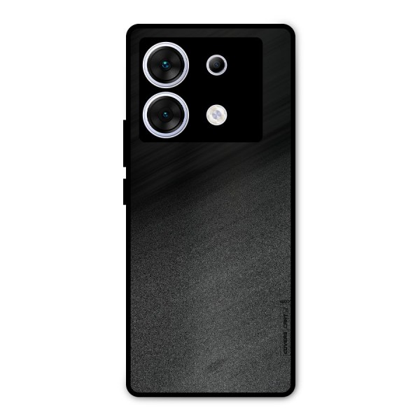 Black Grey Noise Fusion Metal Back Case for Infinix Zero 30 5G