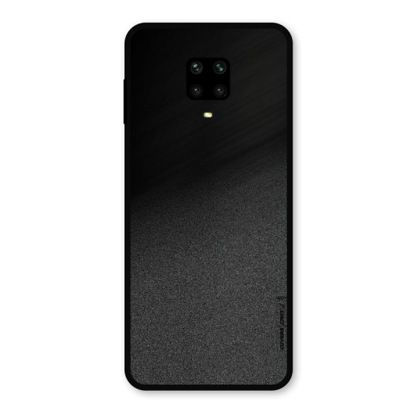 Black Grey Noise Fusion Metal Back Case for Poco M2 Pro