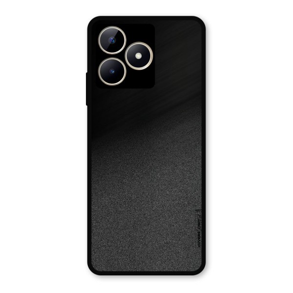 Black Grey Noise Fusion Metal Back Case for Realme C53