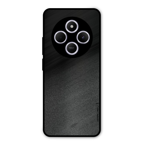 Black Grey Noise Fusion Metal Back Case for Redmi A4
