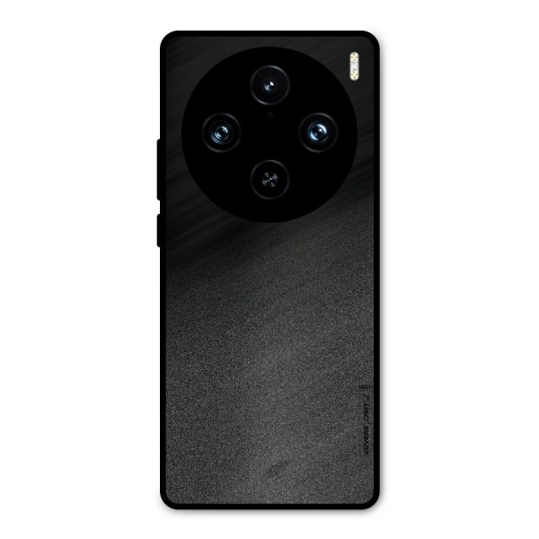 Black Grey Noise Fusion Metal Back Case for Vivo X100 Pro