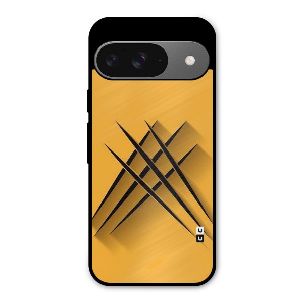 Black Paws Metal Back Case for Google Pixel 9