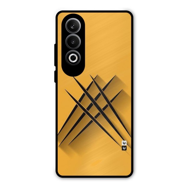 Black Paws Metal Back Case for OnePlus Nord CE4