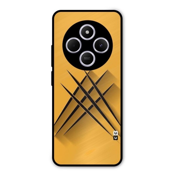 Black Paws Metal Back Case for Redmi A4