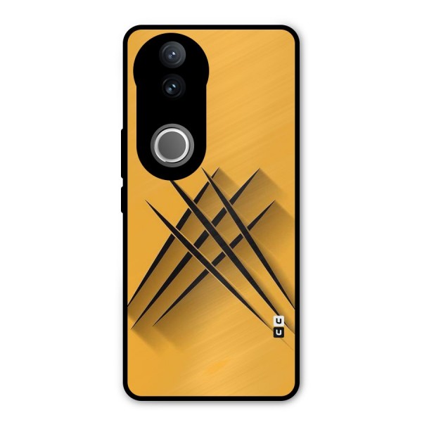 Black Paws Metal Back Case for iQOO Z10R