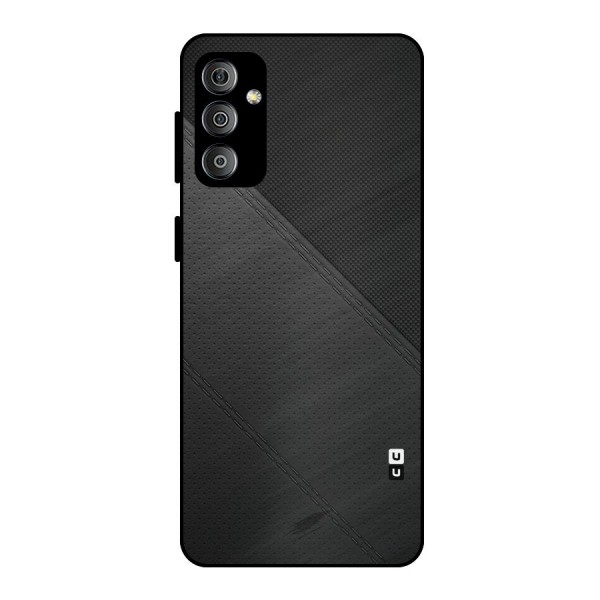 Black Polka Stripe Metal Back Case for Galaxy F23