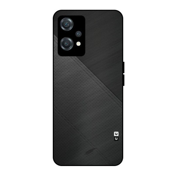 Black Polka Stripe Metal Back Case for OnePlus Nord CE 2 Lite 5G