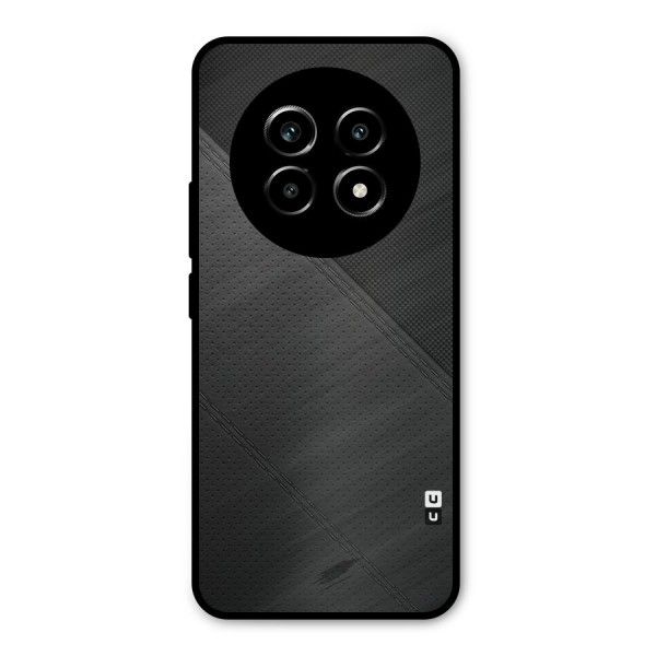 Black Polka Stripe Metal Back Case for Realme 13 Pro