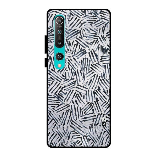 Black Tiny Uneven Metal Back Case for Mi 10
