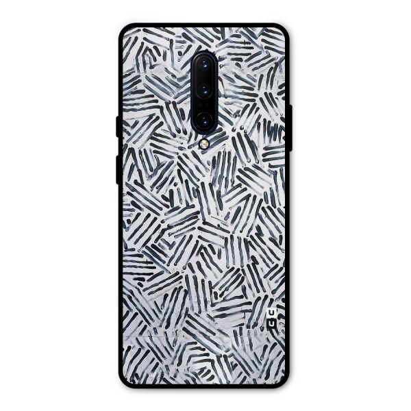 Black Tiny Uneven Metal Back Case for OnePlus 7 Pro