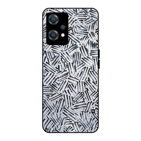 Black Tiny Uneven Metal Back Case for OnePlus Nord CE 2 Lite 5G
