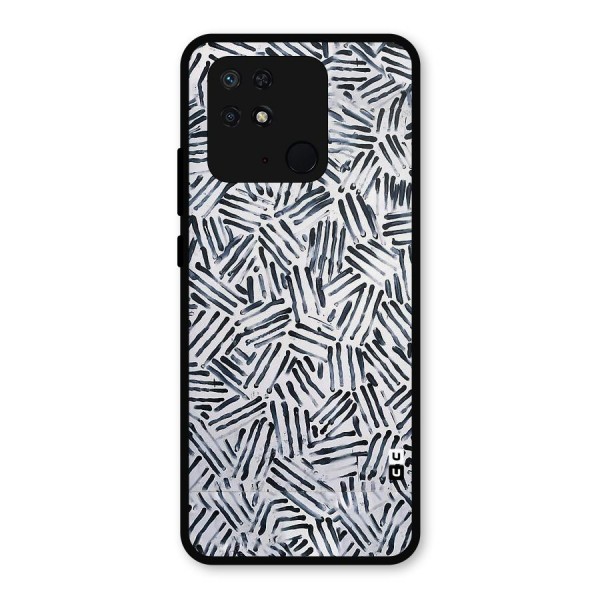 Black Tiny Uneven Metal Back Case for Redmi 10 Power
