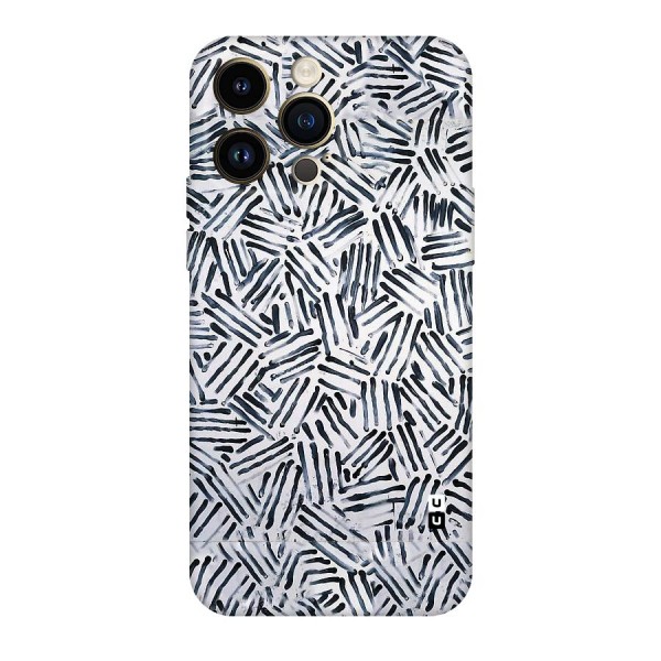 Black Tiny Uneven Original Polycarbonate Back Case for iPhone 14 Pro Max