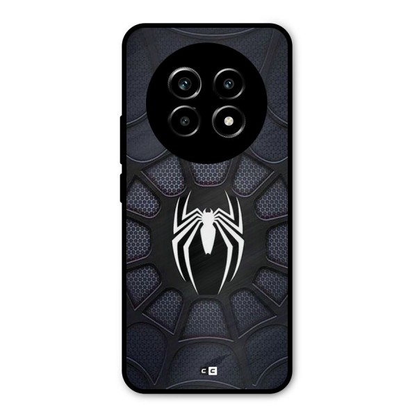 Black Web Metal Back Case for Realme 13 Pro