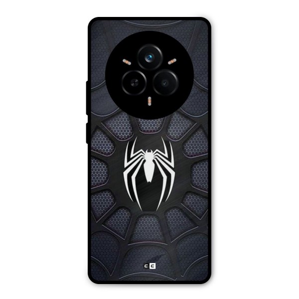 Black Web Metal Back Case for Realme 14 Pro Plus