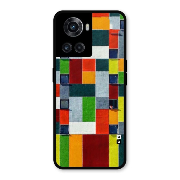 Block Color Design Metal Back Case for OnePlus 10R