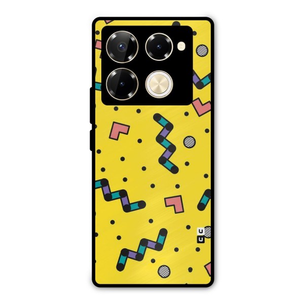 Block Shades Metal Back Case for Infinix Note 40 Pro Plus