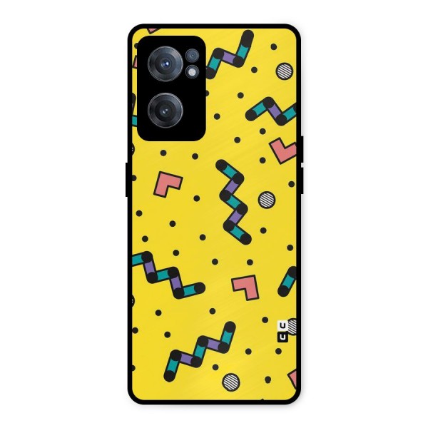 Block Shades Metal Back Case for OnePlus Nord CE 2 5G