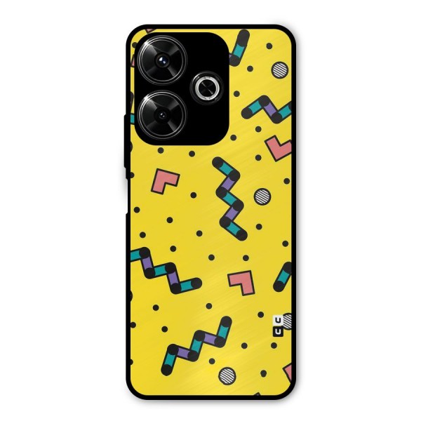 Block Shades Metal Back Case for Poco M6 Plus
