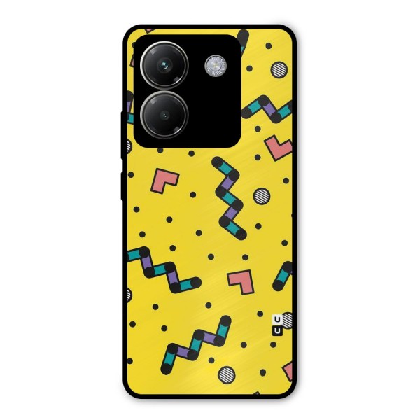 Block Shades Metal Back Case for Poco M7 Pro 5G