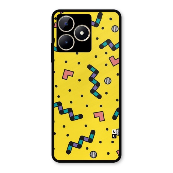 Block Shades Metal Back Case for Realme C53