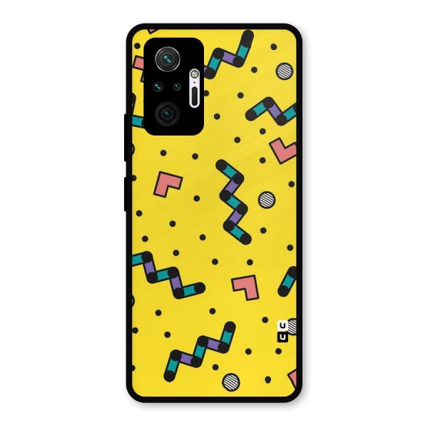 Block Shades Metal Back Case for Redmi Note 10 Pro Max