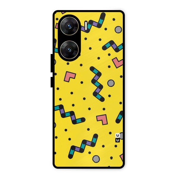 Block Shades Metal Back Case for Vivo V29e