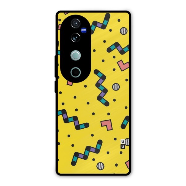 Block Shades Metal Back Case for Vivo V40 Pro
