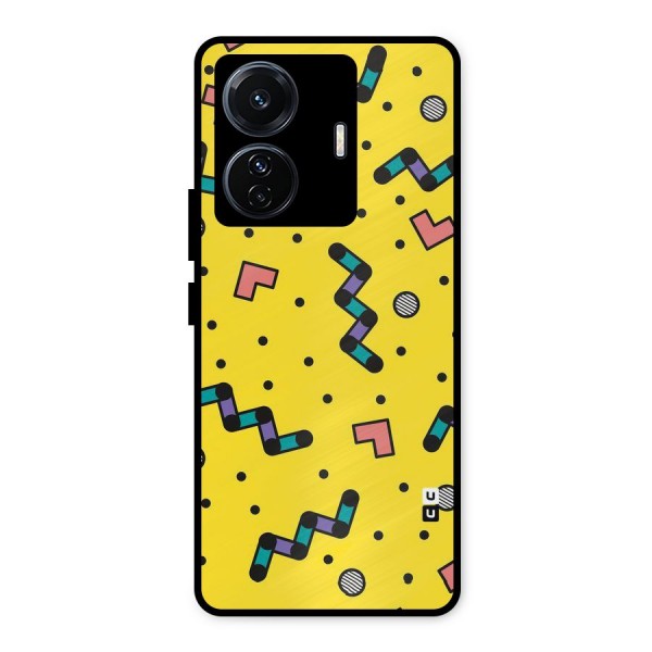 Block Shades Metal Back Case for iQOO Z6