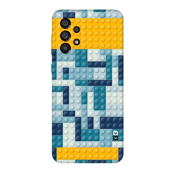 Blocks Blues Original Polycarbonate Back Case for Galaxy A73 5G