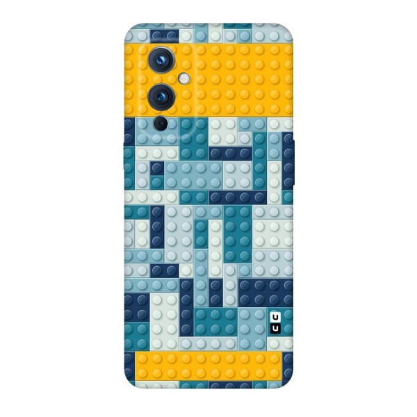 Blocks Blues Original Polycarbonate Back Case for OnePlus 9