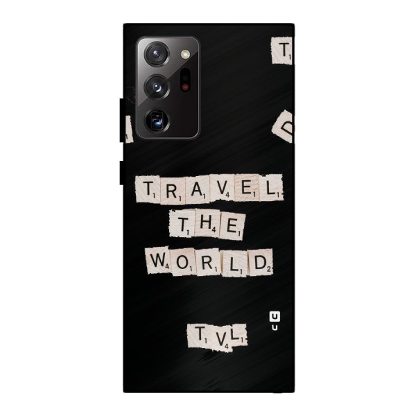 Blocks Travel Metal Back Case for Galaxy Note 20 Ultra