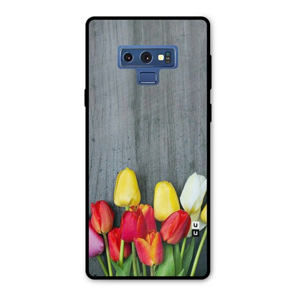 Bloom Grey Metal Back Case for Galaxy Note 9