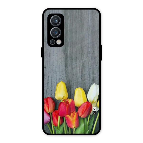 Bloom Grey Metal Back Case for OnePlus Nord 2 5G