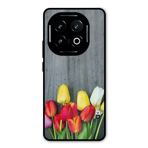 Bloom Grey Metal Back Case for iQOO 13