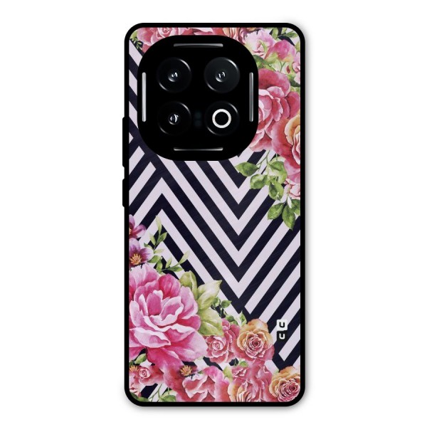 Bloom Zig Zag Metal Back Case for iQOO 13