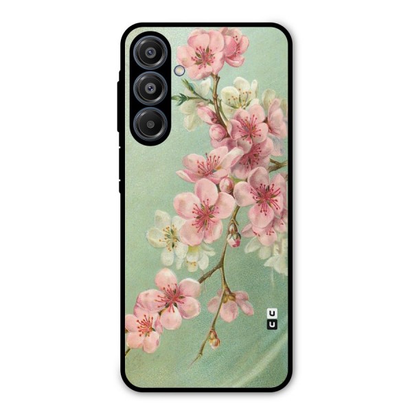 Blossom Cherry Design Metal Back Case for Galaxy A16 5G