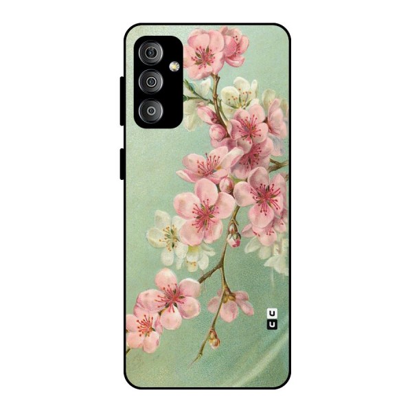 Blossom Cherry Design Metal Back Case for Galaxy F23