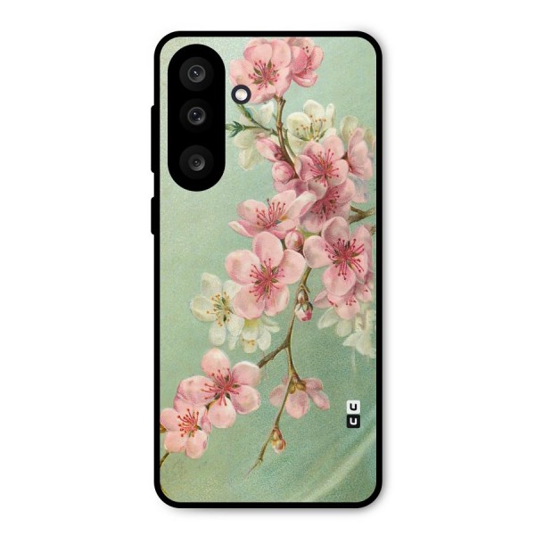 Blossom Cherry Design Metal Back Case for Galaxy M56