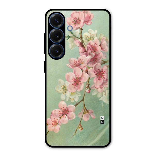 Blossom Cherry Design Metal Back Case for Galaxy S25